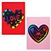 Aw163 Cuore Scratch Art Biglietti Dauguri - Confezione Da 6 Per I Bambini A Fare Personalizzare E Il Giorno Di Di Regalo Per Mamma San Valentino - Foto miniatura 3