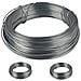 Argento Zincato Set Di Rilegatura Di 3 Giardino Acciaio Inossidabile Filo Sottile 50 M Di Lunghezza 1 Mm Di Spessore Inossidabile 3er Pack - Foto miniatura 1