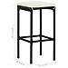 Sgabelli Da Bar Con Cuscini 6 Pz Neri In Polyrattan - Foto miniatura 4