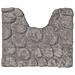 Tappetino da Bagno Pebbles in Cotone 50x60 cm Grigio - Foto miniatura 1