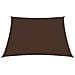 Parasole a Vela in Tela Oxford Quadrato 4,5x4,5 m Marrone - Foto miniatura 3