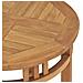 Tavolo da Bistrot diametro 60x75,5 cm in Legno Massello di Teak - Foto miniatura 4