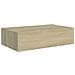 Scaffale Con Cassetti Da Parete Rovere 40x23,5x10 Cm In Mdf - Foto miniatura 2