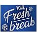 Borsa Termica Frigo Porta Pranzo Spiaggia Lavoro Scuola Fresh Break Vari Colori E Misure 11l Navy - Foto miniatura 4