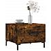 Tavolini Salotto 2 Pz Rovere Fumo 50x50x40cm Legno Multistrato - Foto miniatura 3