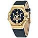 Orologio Uomo, Collezione Potenza, Al Quarzo, Tempo E Data, In Acciaio, Pvd Oro, Pelle Naturale - R8851108035 - Foto miniatura 2