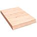 Piano Bagno 40x60x (2-6) cm in Legno Massello Non Trattato - Foto miniatura 1