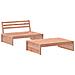 Set Salotto Da Giardino 2 Pz In Legno Massello Di Douglas - Foto miniatura 2
