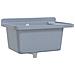 Lavabo A Parete Grigio 60x40x28 Cm In Resina - Foto miniatura 1