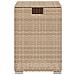 Tavolo Copri Serbatoio Propano Beige 40x40x60 Cm In Polyrattan - Foto miniatura 3