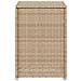 Tavolo Copri Serbatoio Propano Beige 40x40x60 Cm In Polyrattan - Foto miniatura 4