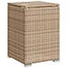 Tavolo Copri Serbatoio Propano Beige 40x40x60 Cm In Polyrattan - Foto miniatura 5