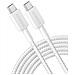 A81F7G21 cavo USB 3 m USB C Bianco - Foto miniatura 1