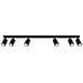 Lampada Da Soffitto Karbon 6l Nero Sl. 1585 - Minimalista Lampada Da Soffitto Nero 16.5x117x6.5 Cm - Foto miniatura 1