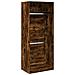 Armadio Rovere Fumo 80x50x200 Cm In Legno Multistrato - Foto miniatura 2