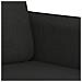 Set Di Divani 2 Pz Con Cuscini Nero In Tessuto - Foto miniatura 4