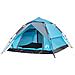 Tenda a Cupola da Campeggio 4 Persone Blu a Rilascio Rapido - Foto miniatura 3