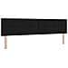 Letto a Molla con Materasso Nero 200x200 cm Tessuto - Foto miniatura 7