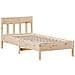 Letto senza Materasso 90x200 cm in Legno Massello di Pino - Foto miniatura 5