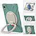 Custodia Per Ipad 9/8/7 10.2"" Armata Con Supporto Girevole Verde - Foto miniatura 4