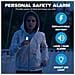 Allarme Di Sicurezza Personale Da 130db Con Luce Led - Attivazione Ad Anello, Alimentato A Batteria Black - Foto miniatura 6