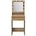 Tavolo da Trucco con Luci LED Rovere Artisan 50x41x135 cm - Foto miniatura 4