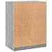 Armadio Grigio Sonoma 77x48x102 cm in Legno Multistrato - Foto miniatura 7
