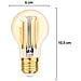 Lampadina Led Wi-fi Smart 2700k Luce Calda 470lm 4.9w E27, Dorato - Foto miniatura 4