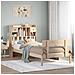 Letto Libreria senza Materasso 90x200 cm Legno Massello Pino - Foto miniatura 2