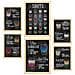 Set Di 6 Stampe Shots Illustrazioni A Colori Di Caffè E Bevande In Cartelloni Pubblicitari Per La Casa A3 & A4 Telaio In Legno Chiaro - Foto miniatura 1