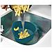 Colino Triangolare Per Pasta E Verdure Scolapasta Con Manico Verticale E Angoli Per Drenaggio Facile Colore Blu Scuro - Foto miniatura 4