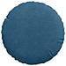 Cuscini per Seduta 2 pcs Blu Ø 40 x 13 cm Velluto - Foto miniatura 6