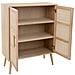 Credenza In Mdf E Rete, Marrone, 80x37x101 Cm - Foto miniatura 4