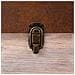 Baule In Legno E Sgabello In Similpelle Marrone 80x40x38h - Foto miniatura 7