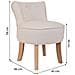 Panchina In Legno Imbottita 45x46x36/58h Cm - Foto miniatura 7