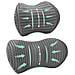Set di Cuscini Colore uniforme 2 pcs Grigio Schiuma Memory - Foto miniatura 1
