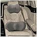 Set di Cuscini Colore uniforme 2 pcs Grigio Schiuma Memory - Foto miniatura 2