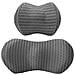 Set di Cuscini Colore uniforme 2 pcs Grigio Schiuma Memory - Foto miniatura 5
