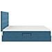 Letto con contenitore e materasso Blu Scuro 200 x 200 cm - Foto miniatura 9