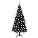 Albero di Natale con 300 LED con supporto Nero 240 cm PVC - Foto miniatura 3