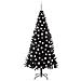 Albero di Natale con 300 LED con supporto Nero 240 cm PVC - Foto miniatura 4