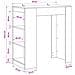 Tavolo da bar 95 x 47 x 103,5 cm Legno ingegnerizzato - Foto miniatura 8