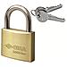 Lucchetto Logoline arco in acciaio monoblocco in ottone 2 Pz mm 40 - Foto miniatura 4