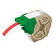 Etichetta multiuso - 127 mm Larghezza x 10 m Lunghezza - 1 Ciascuno - Plastica - Rosso - Foto miniatura 1