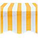 Tendone Parasole in Tela Giallo e Bianco 3x2,5m (Senza Telaio)  - Foto miniatura 2