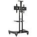 VLFS3265 65" Portable flat panel floor stand Nero base da pavimento per tv a schermo piatto - Foto miniatura 5