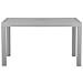 Tavolo Da Giardino Effetto Rattan Grigio Chiaro 140 X 80 Cm Fossano - Foto miniatura 20