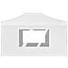 Gazebo Professionale Pieghevole Alluminio Pareti 4,5x3m Bianco - Foto miniatura 6