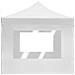 Gazebo Professionale Pieghevole Alluminio Pareti 4,5x3m Bianco - Foto miniatura 7