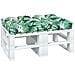 Cuscino per Pallet Verde 120x80x12 cm in Tessuto - Foto miniatura 6